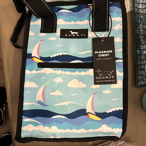 NEW WITH TAGS Scout Totes Ma Boats Pleasure Chest Soft Cooler - Picture 4 of 16
